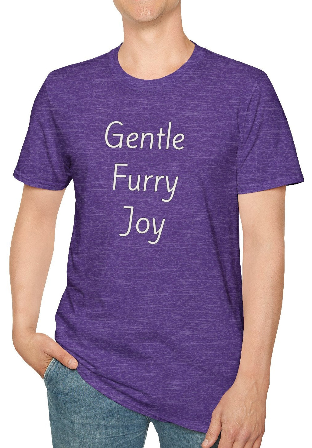 Gentle Furry Joy - Unisex T-shirt - Soft Style 100% Cotton