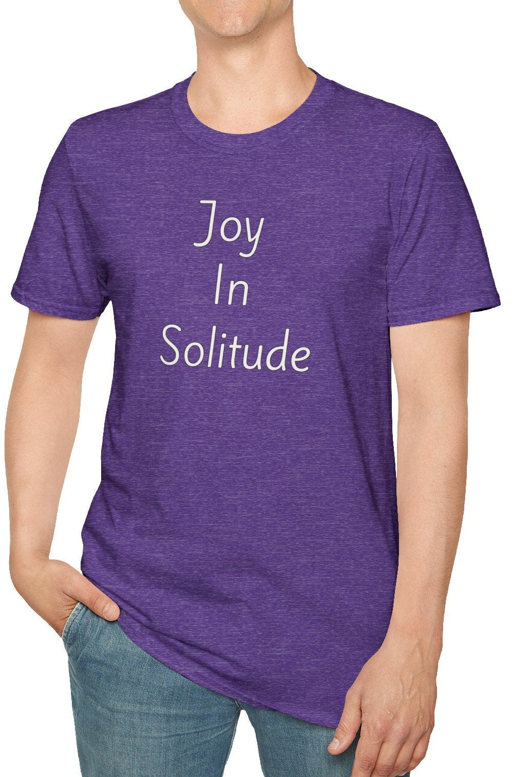 Joy In Solitude - Unisex T-shirt - Soft Style 100% Cotton