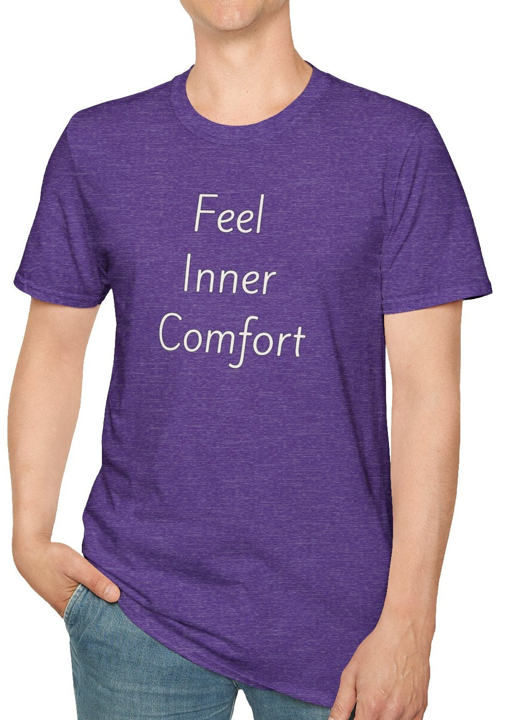 Feel Inner Comfort - Unisex T-shirt - Soft Style 100% Cotton