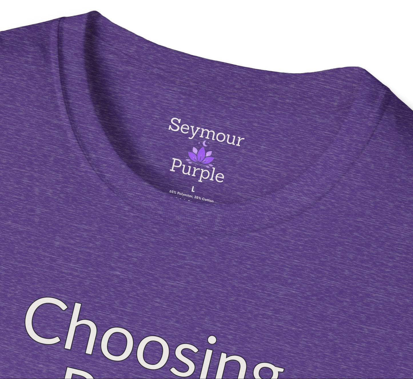 Choosing Peace Today - Unisex T-shirt - Soft Style 100% Cotton