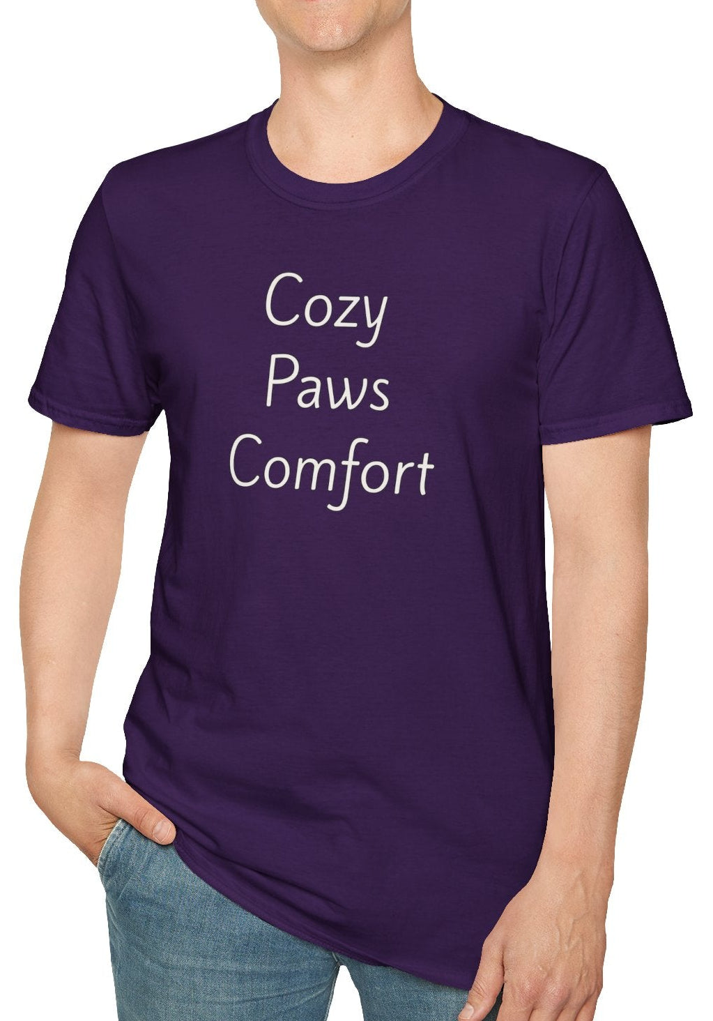 Cozy Paws Comfort - Unisex T-shirt - Soft Style 100% Cotton