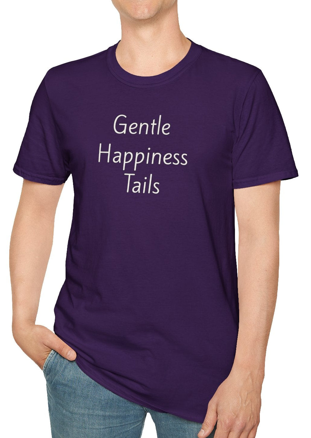 Gentle Happiness Tails - Unisex T-shirt - Soft Style 100% Cotton