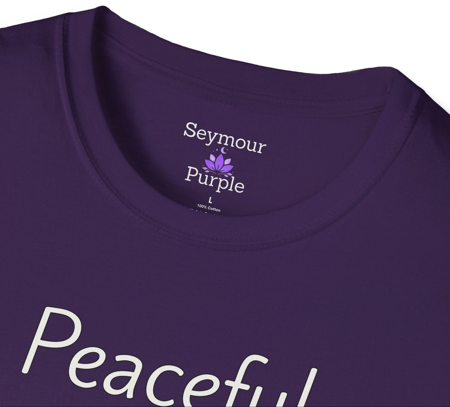 Peaceful Soul Shines - Unisex T-shirt - Soft Style 100% Cotton
