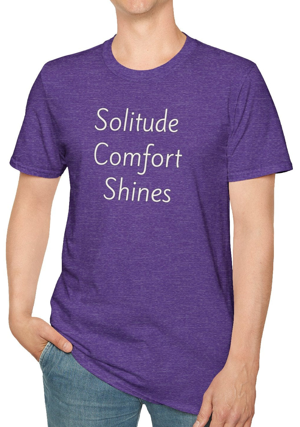 Solitude Comfort Shines - Unisex T-shirt - Soft Style 100% Cotton