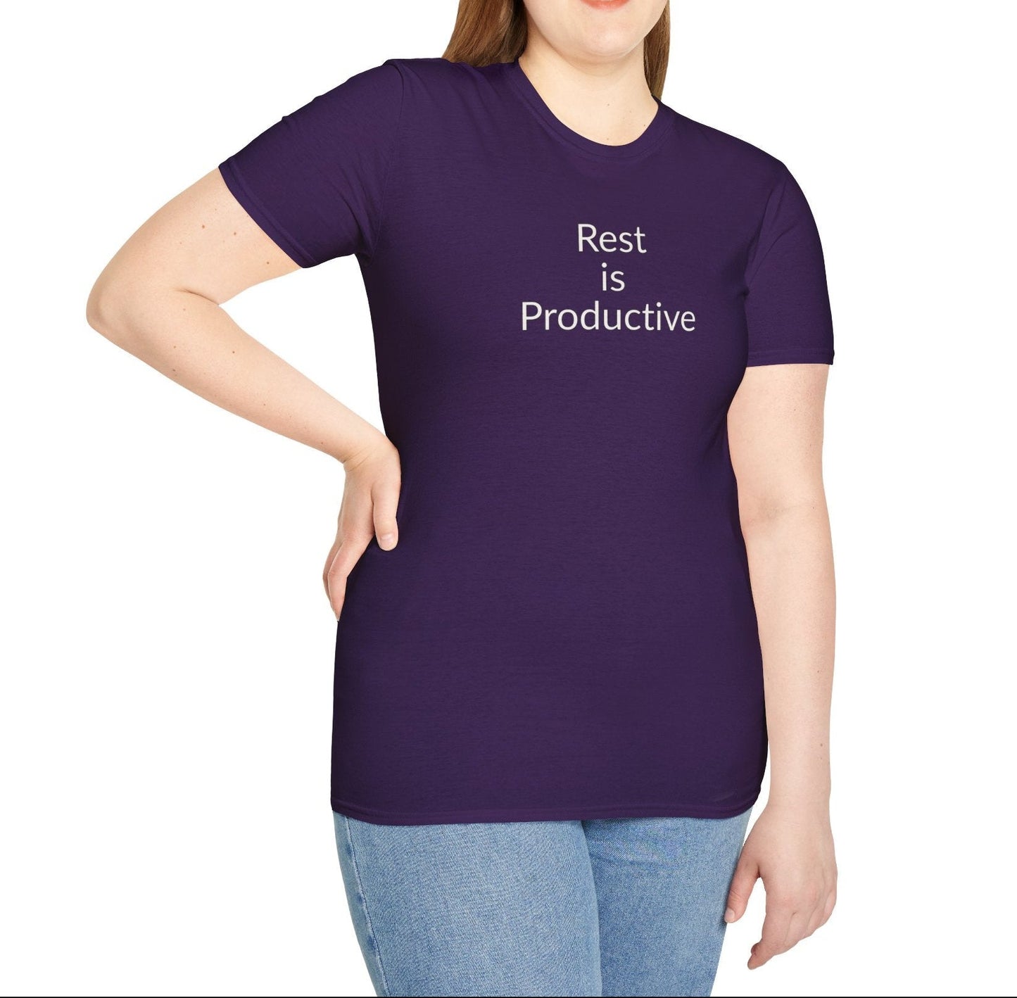Rest Is Productive - Unisex T-shirt - Soft Style 100% Cotton