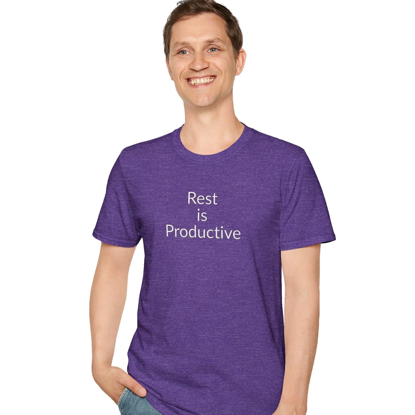 Rest Is Productive - Unisex T-shirt - Soft Style 100% Cotton