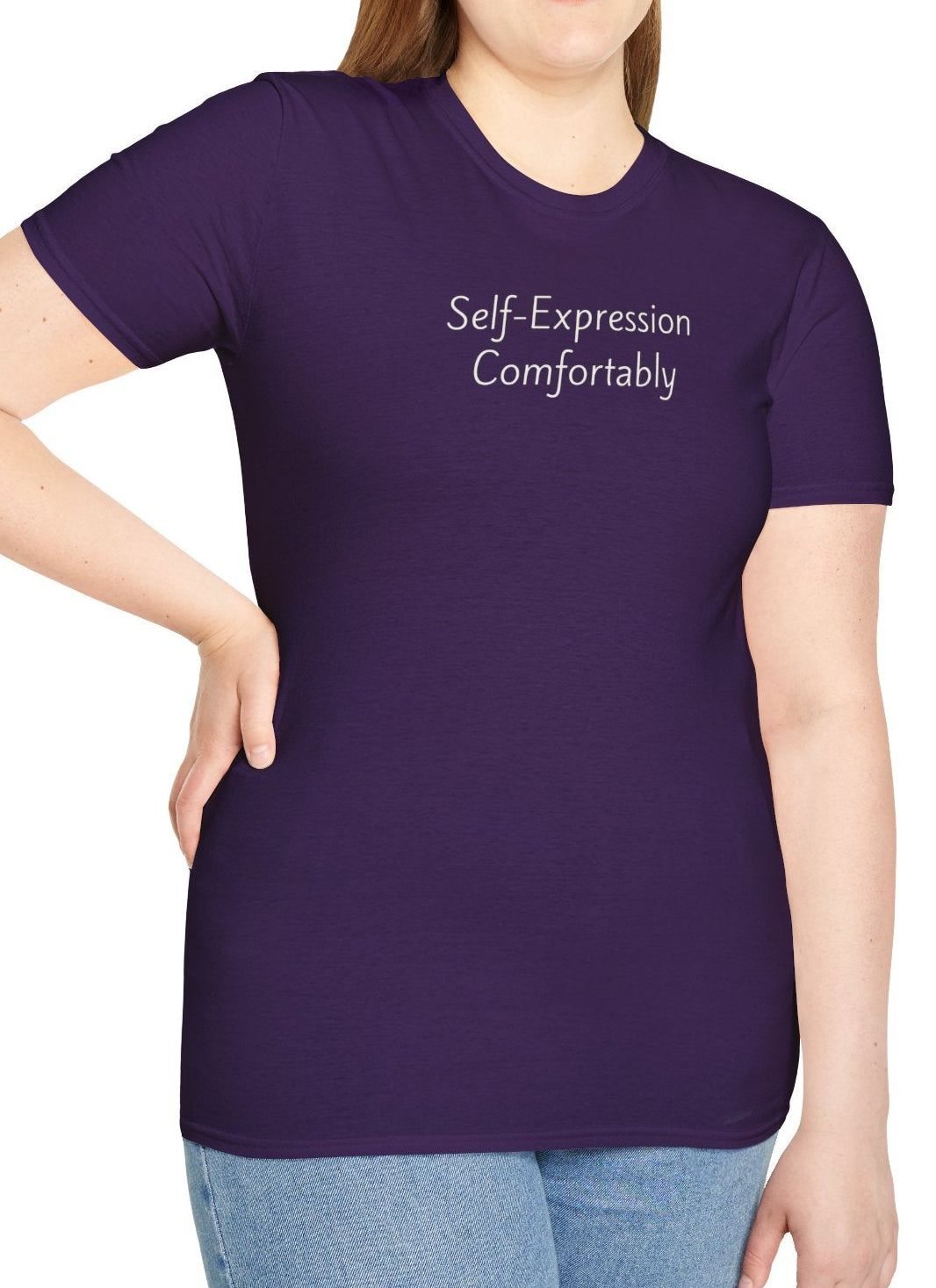 Self Expression Comfortably - Unisex T-shirt - Soft Style 100% Cotton