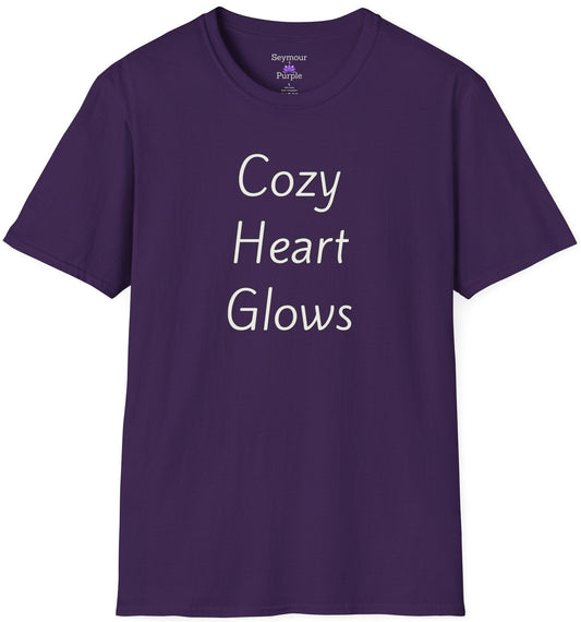 Cozy Heart Glows - Unisex T-shirt - Soft Style 100% Cotton