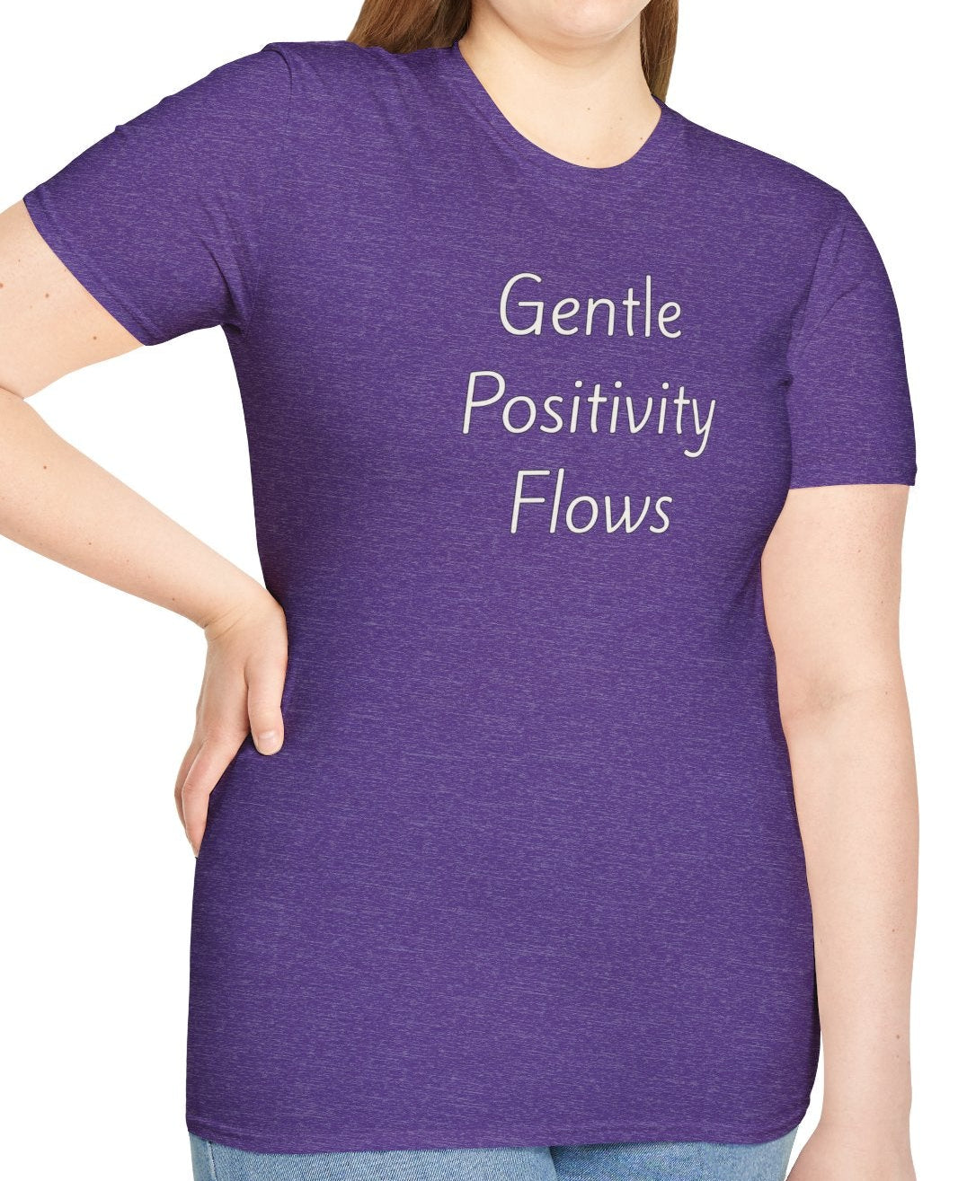 Gentle Positivity Flows - Unisex T-shirt - Soft Style 100% Cotton