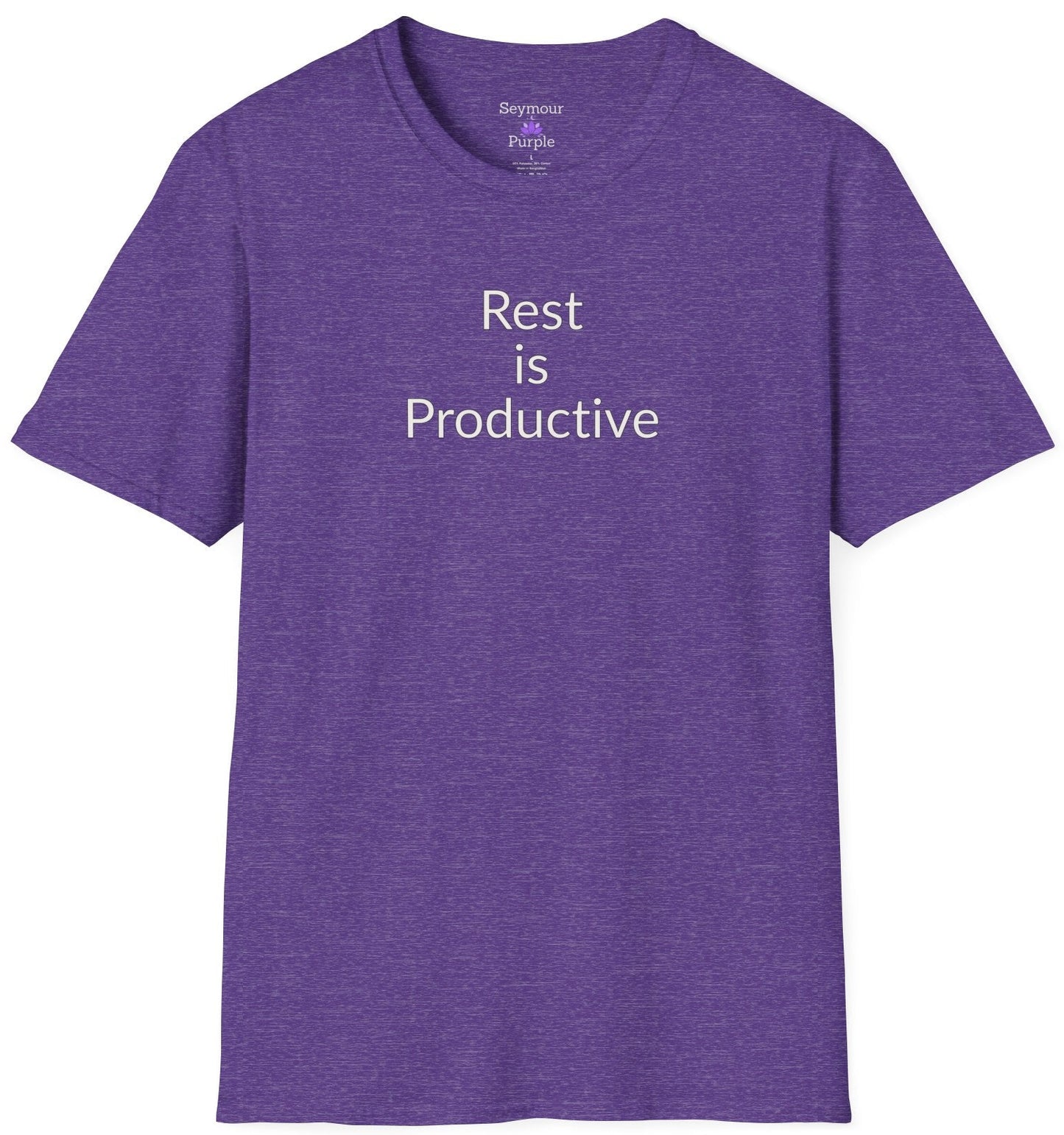 Rest Is Productive - Unisex T-shirt - Soft Style 100% Cotton