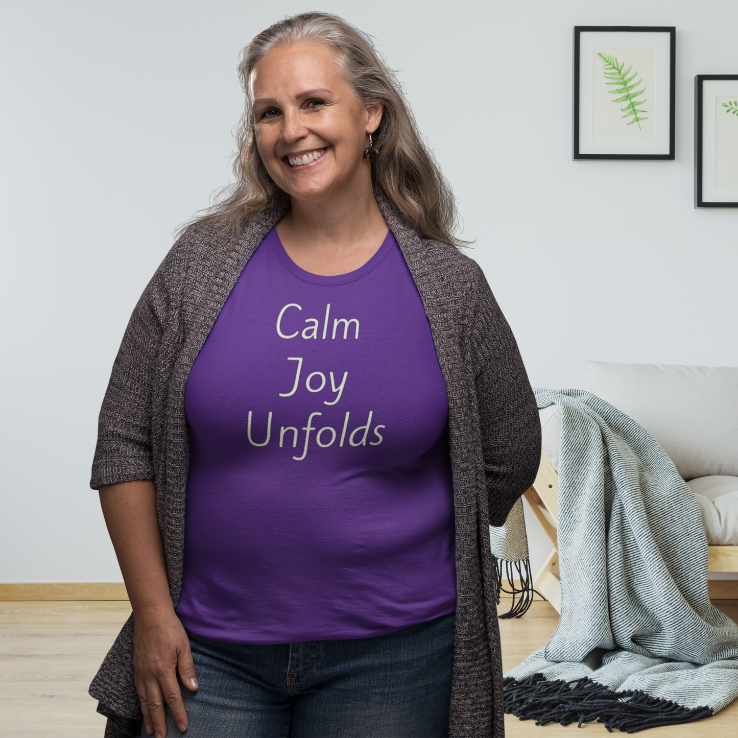 Calm Joy Unfolds - Unisex T-shirt - Soft Style 100% Cotton