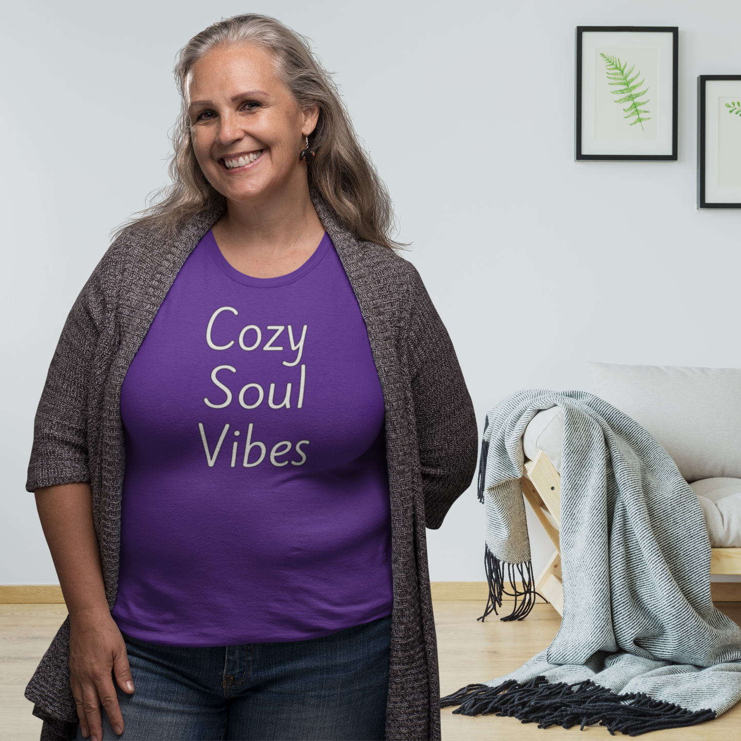 Cozy Soul Vibes - Unisex T-shirt - Soft Style 100% Cotton