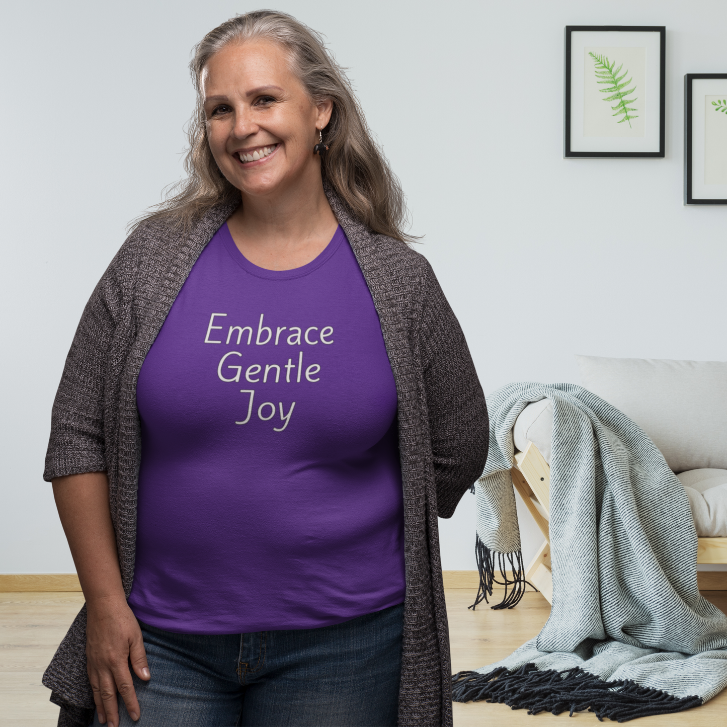 Embrace Gentle Joy - Unisex T-shirt - Soft Style 100% Cotton