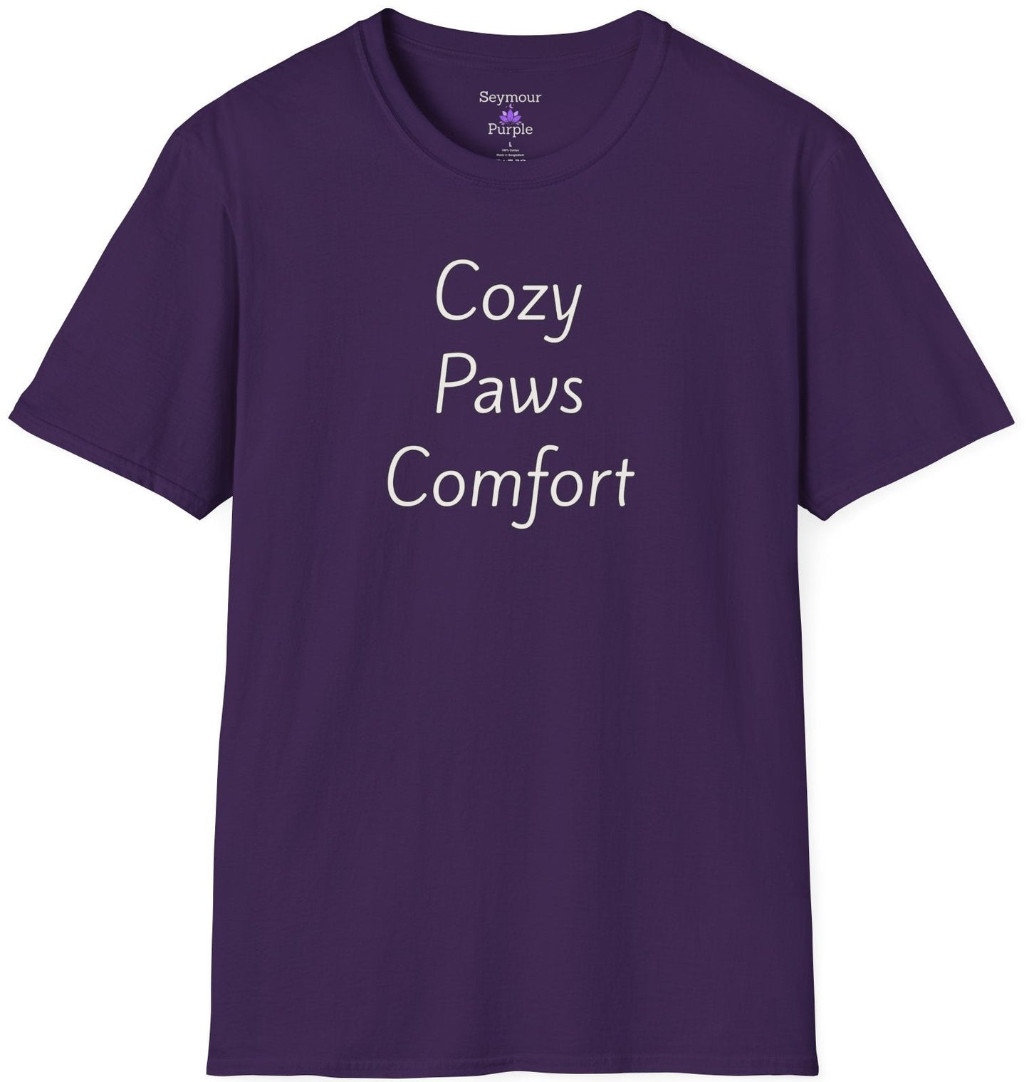 Cozy Paws Comfort - Unisex T-shirt - Soft Style 100% Cotton