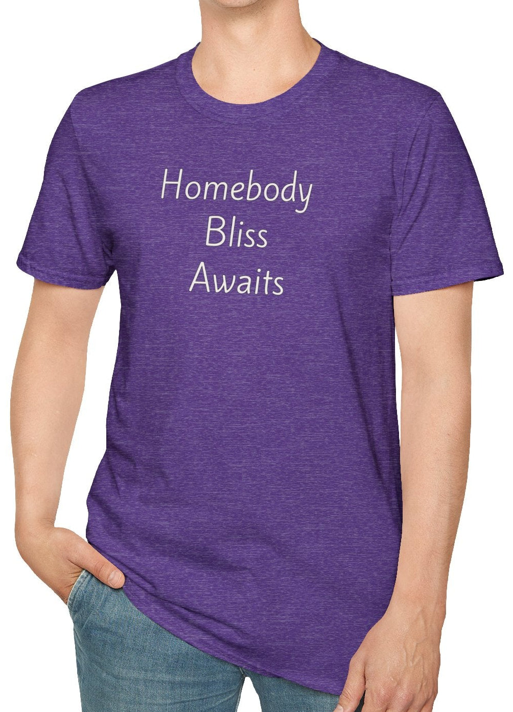 Homebody Bliss Awaits - Unisex T-shirt - Soft Style 100% Cotton