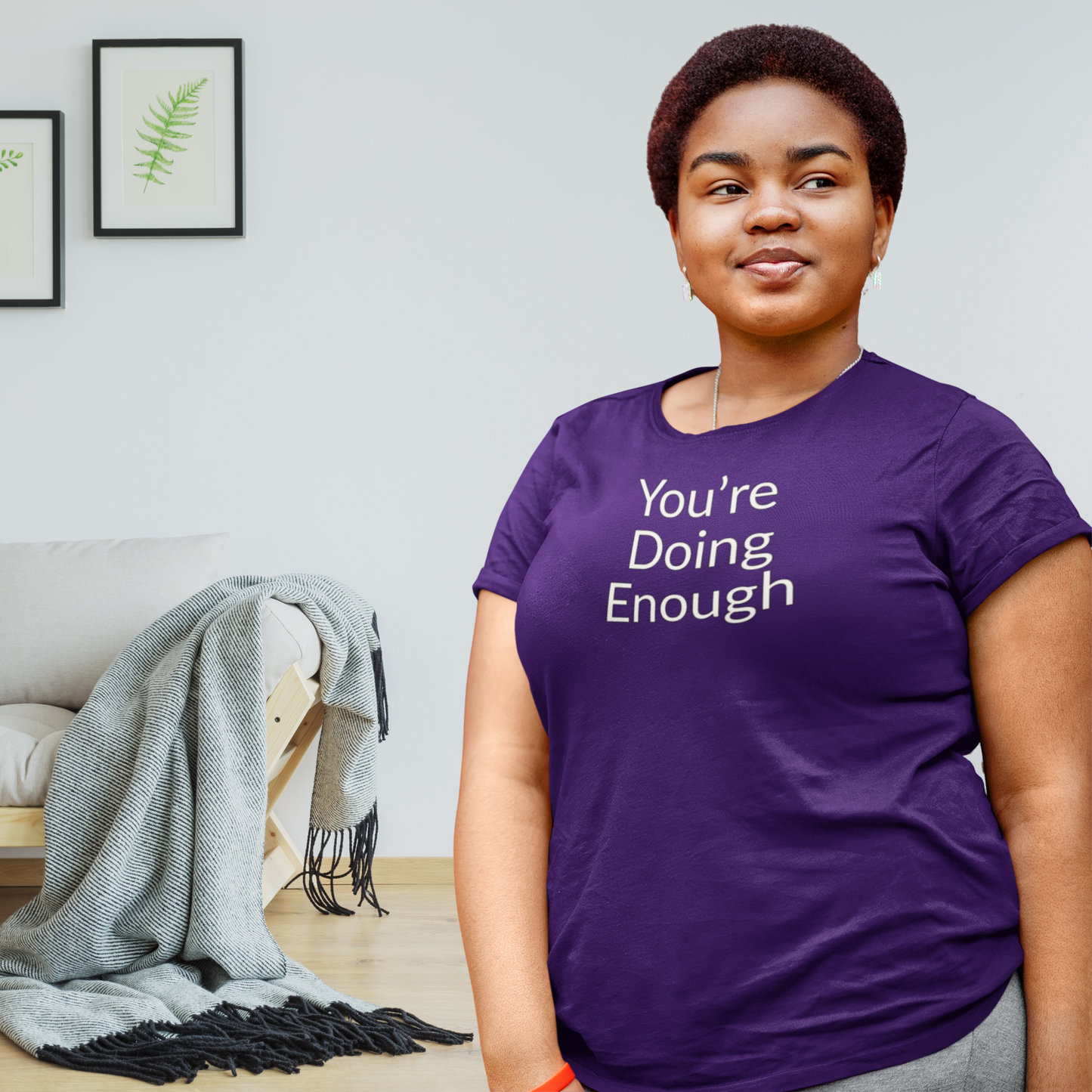 You're Doing Enough - Unisex T-shirt - Soft Style 100% Cotton