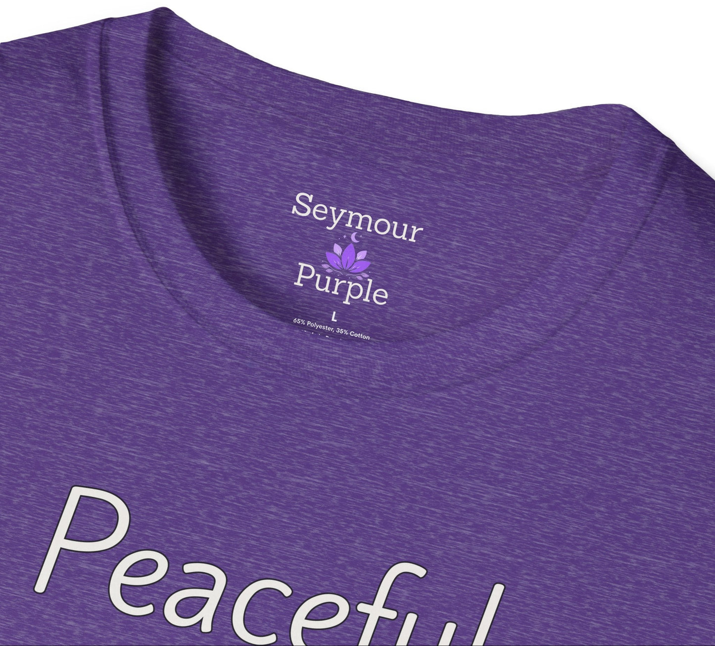 Peaceful Soul Shines - Unisex T-shirt - Soft Style 100% Cotton