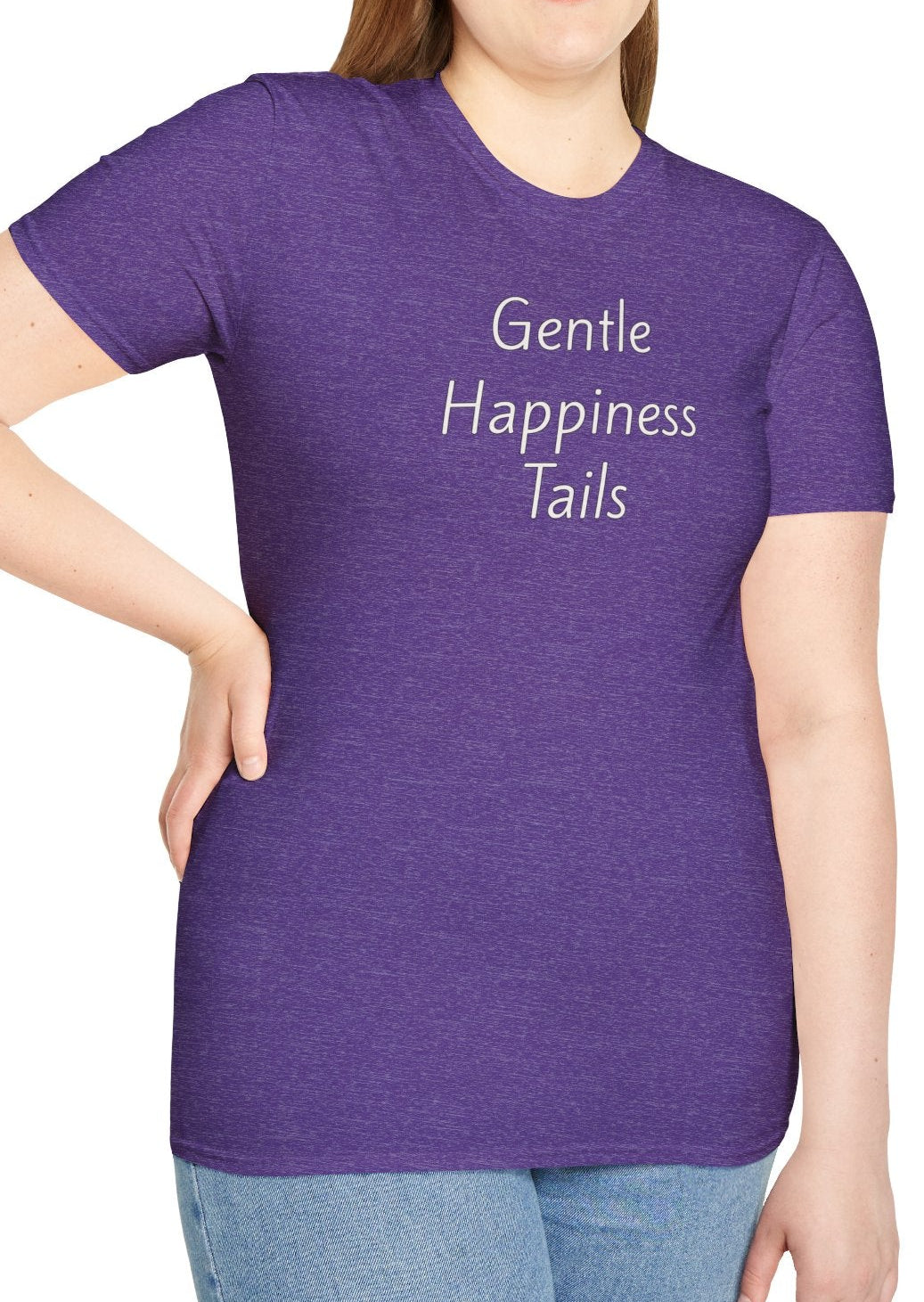 Gentle Happiness Tails - Unisex T-shirt - Soft Style 100% Cotton