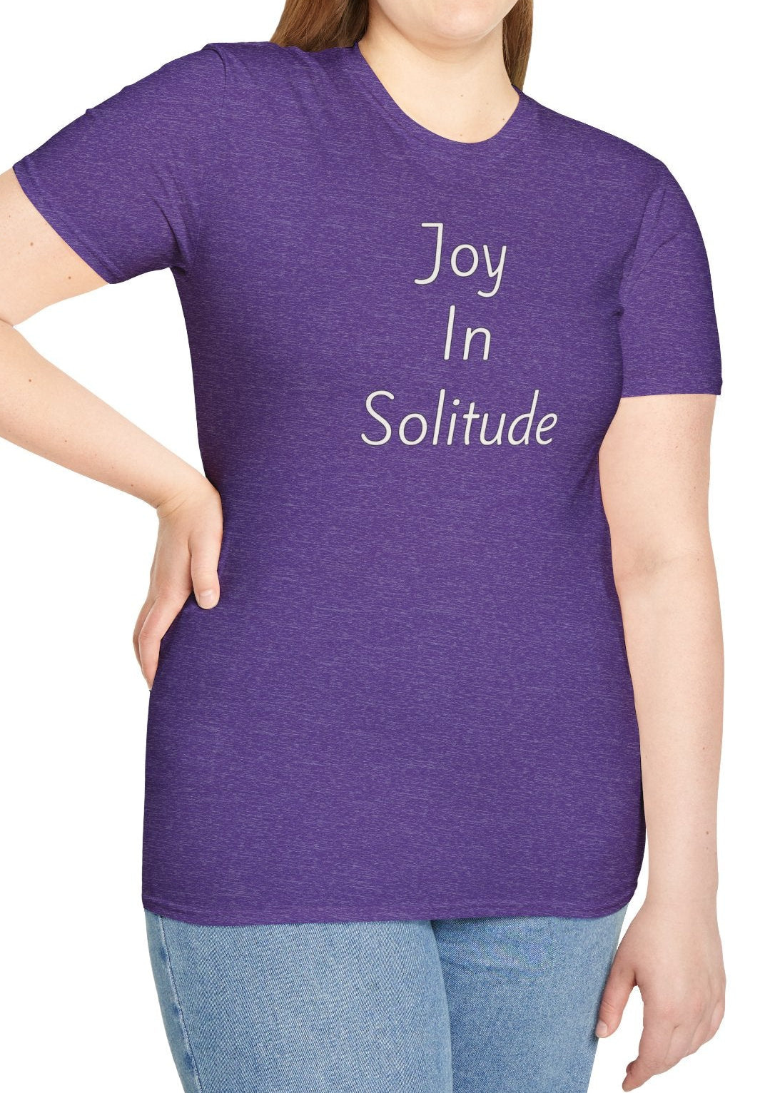 Joy In Solitude - Unisex T-shirt - Soft Style 100% Cotton
