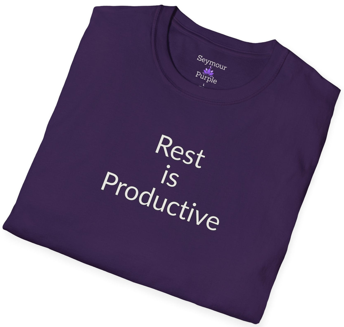 Rest Is Productive - Unisex T-shirt - Soft Style 100% Cotton
