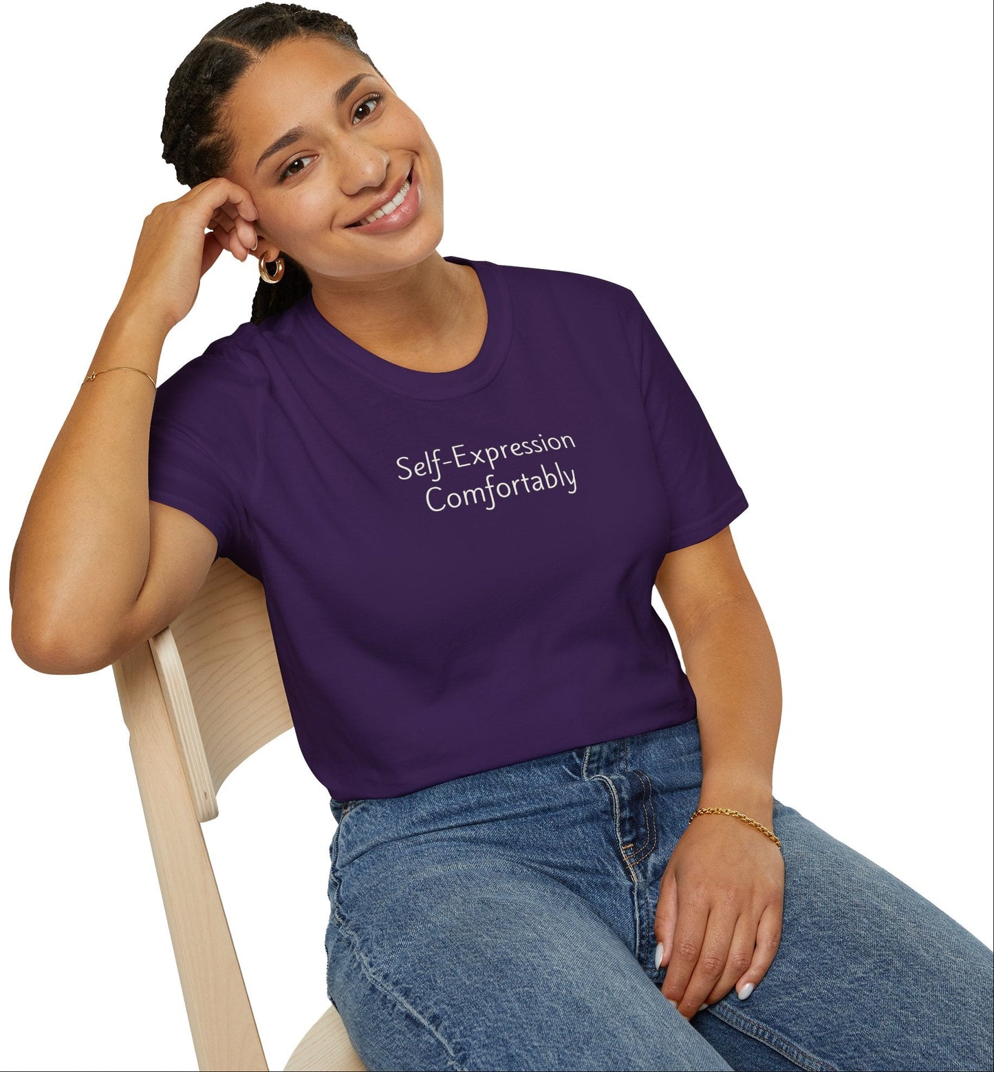 Self Expression Comfortably - Unisex T-shirt - Soft Style 100% Cotton