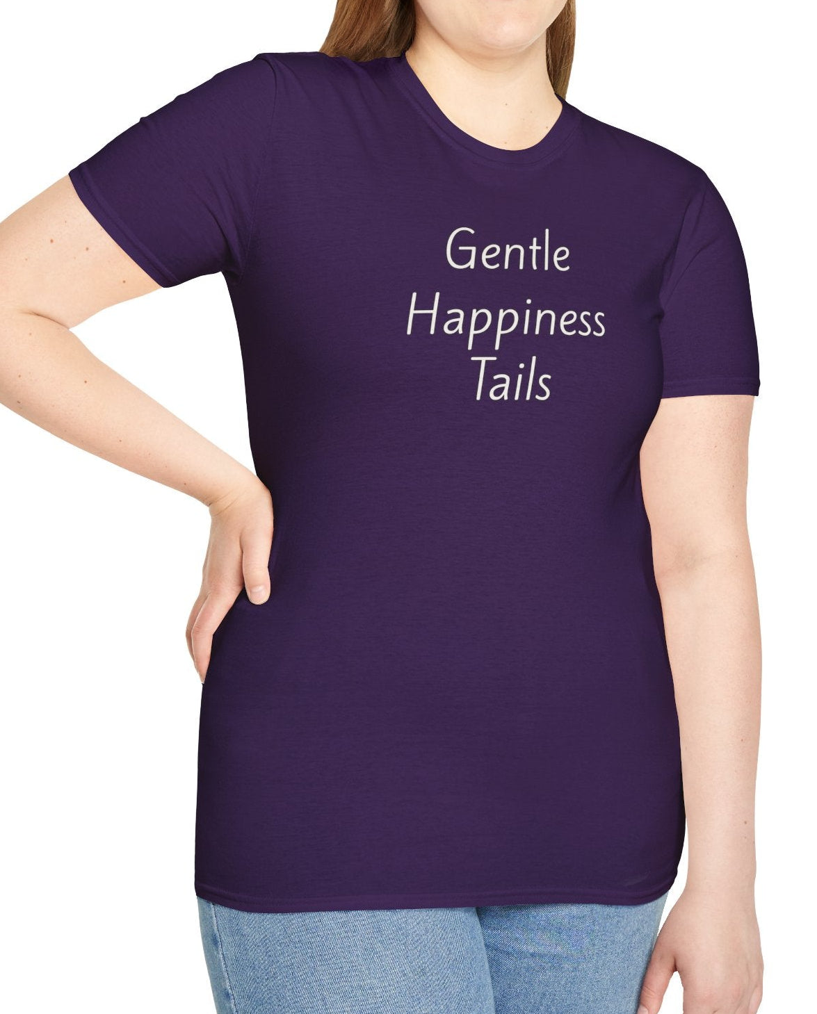 Gentle Happiness Tails - Unisex T-shirt - Soft Style 100% Cotton