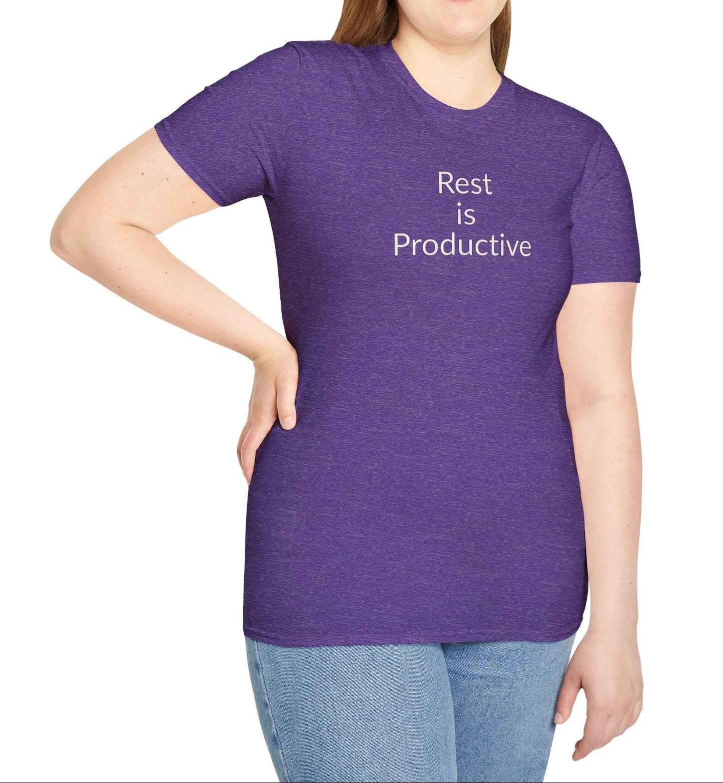 Rest Is Productive - Unisex T-shirt - Soft Style 100% Cotton