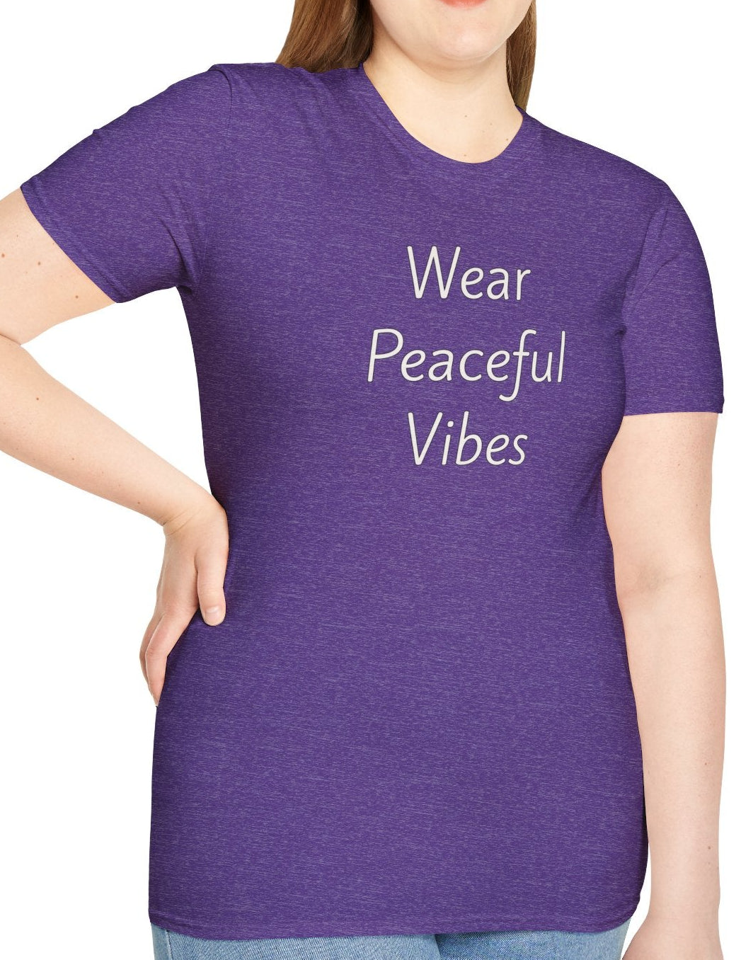 Wear Peaceful Vibes - Unisex T-shirt - Soft Style 100% Cotton