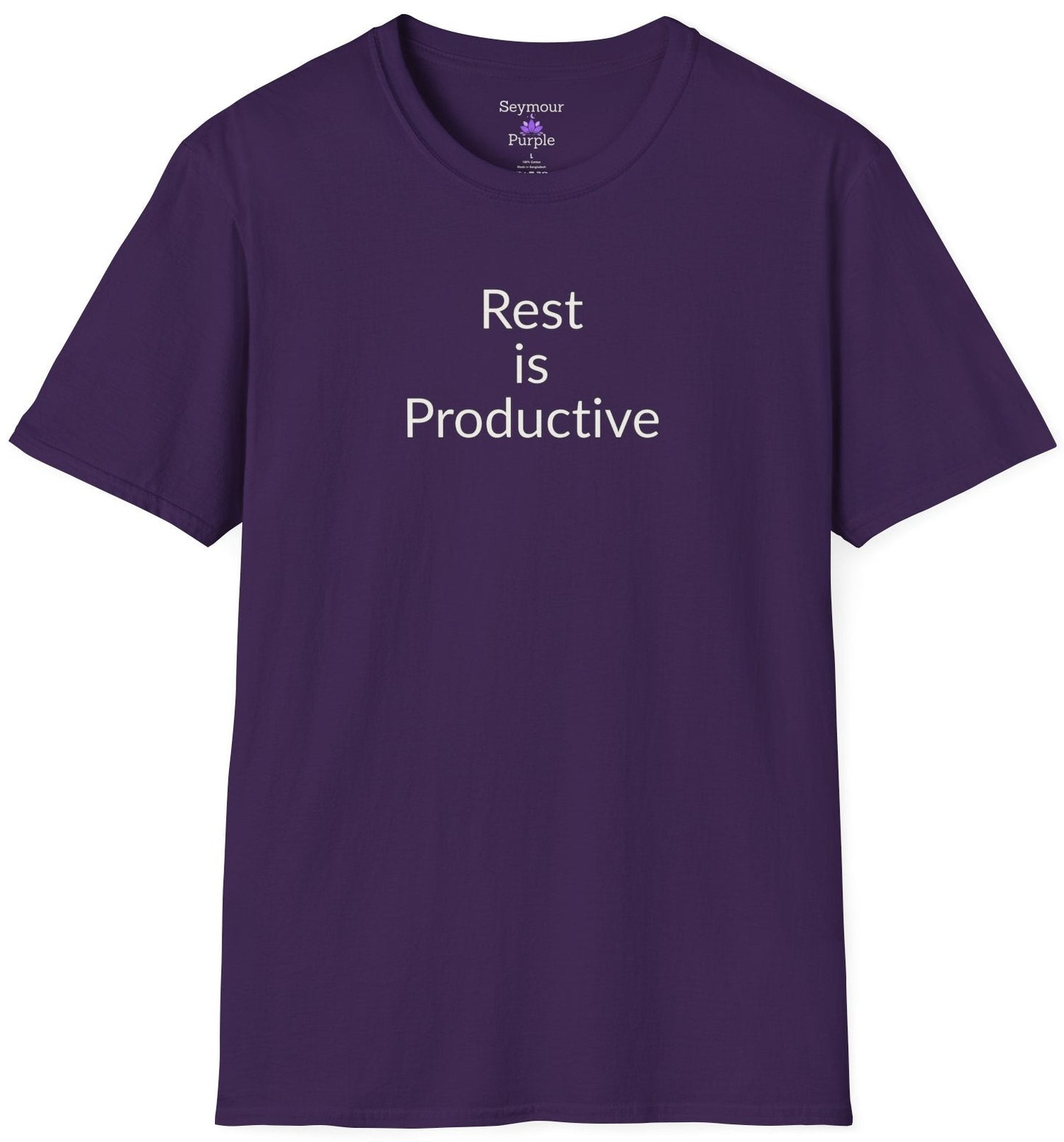 Rest Is Productive - Unisex T-shirt - Soft Style 100% Cotton