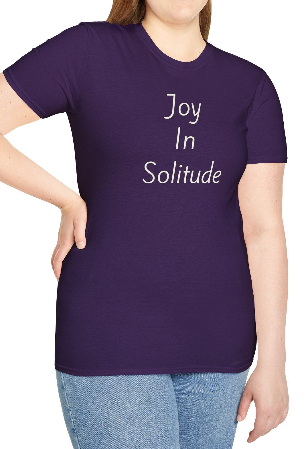 Joy In Solitude - Unisex T-shirt - Soft Style 100% Cotton