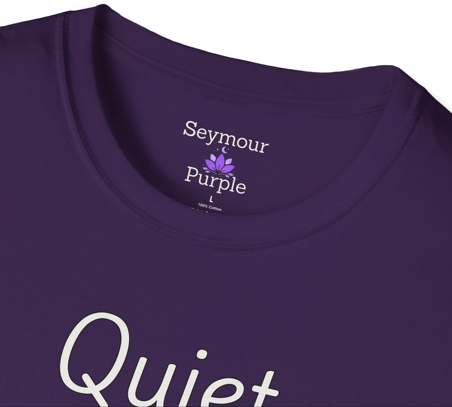 Quiet Tail Wags - Unisex T-shirt - Soft Style 100% Cotton