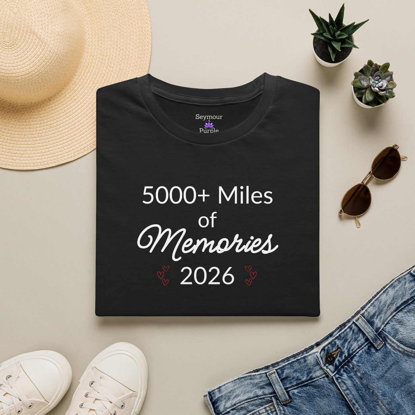 5000+ Miles of Memories 2026 Short Sleeve Unisex 100% Cotton T-Shirt