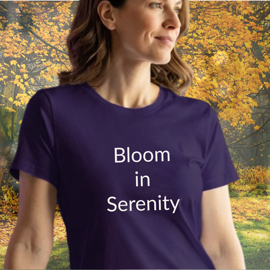 Bloom in Serenity - Unisex T-shirt - Soft Style 100% Cotton