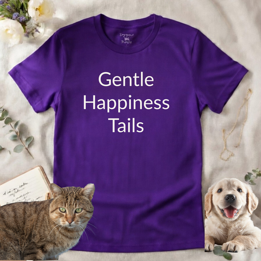 Gentle Happiness Tails - Unisex T-shirt - Soft Style 100% Cotton