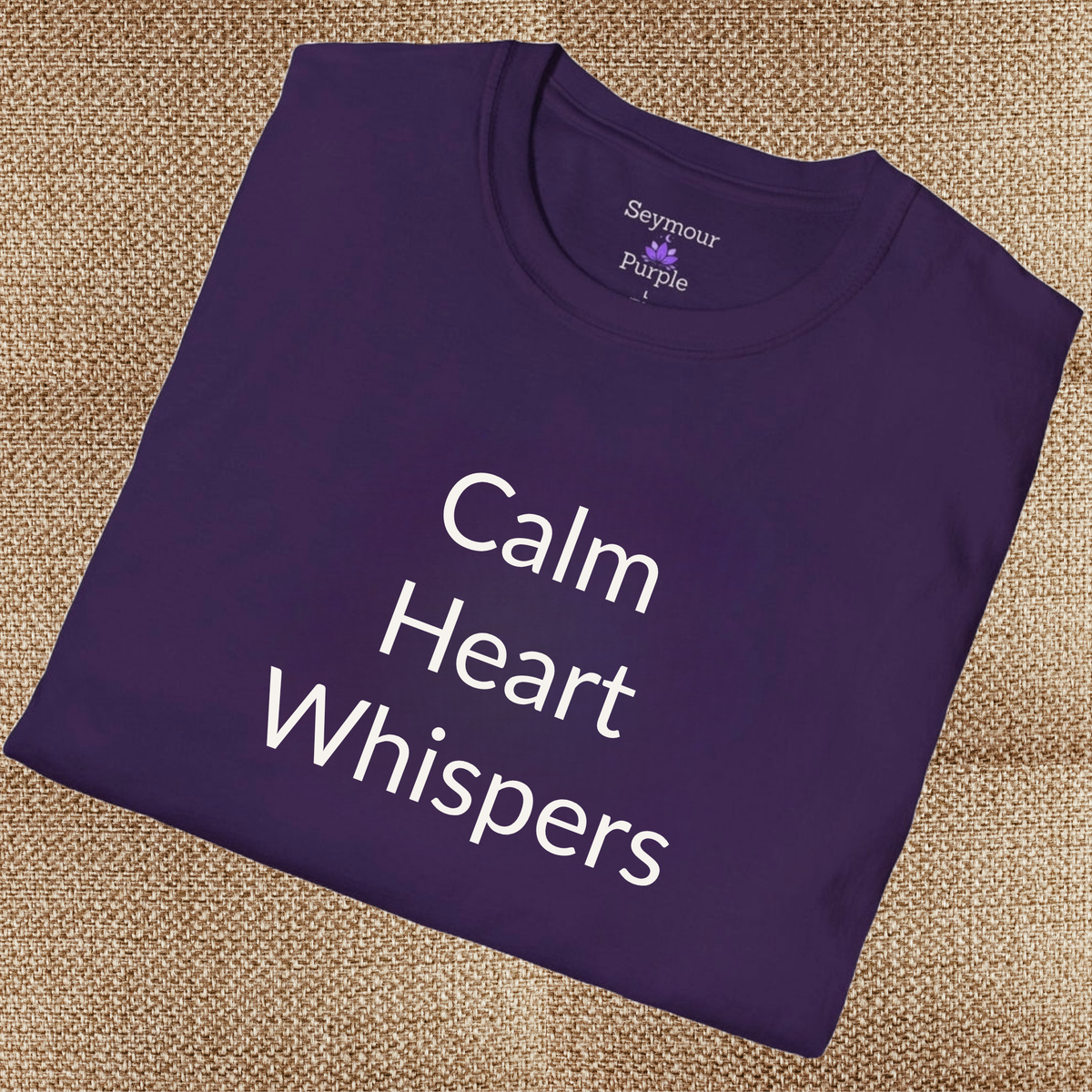 Calm Heart Whispers - Unisex T-shirt - Soft Style 100% Cotton