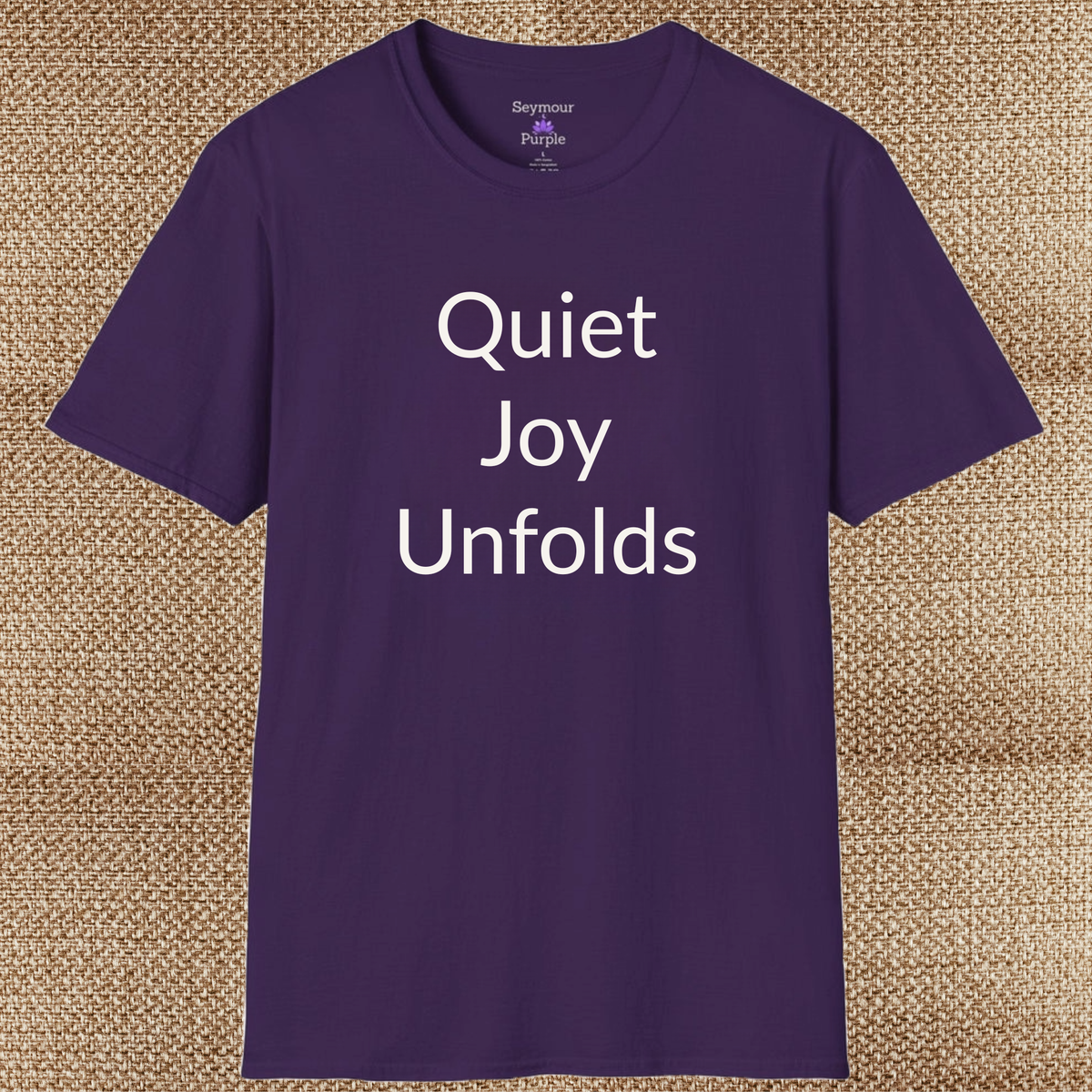 Quiet Joy Unfolds - Unisex T-shirt - Soft Style 100% Cotton