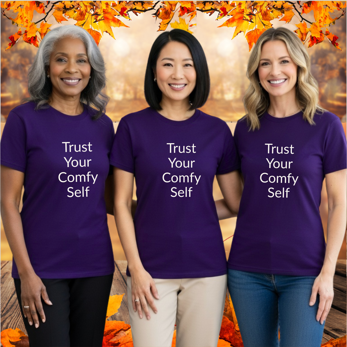 Trust Your Comfy Self - Unisex T-shirt - Soft Style 100% Cotton