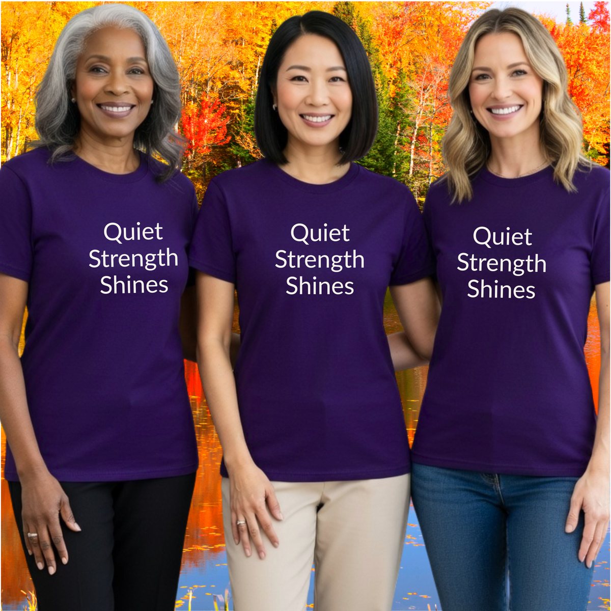 Quiet Strength Shines - Unisex T-shirt - Soft Style 100% Cotton