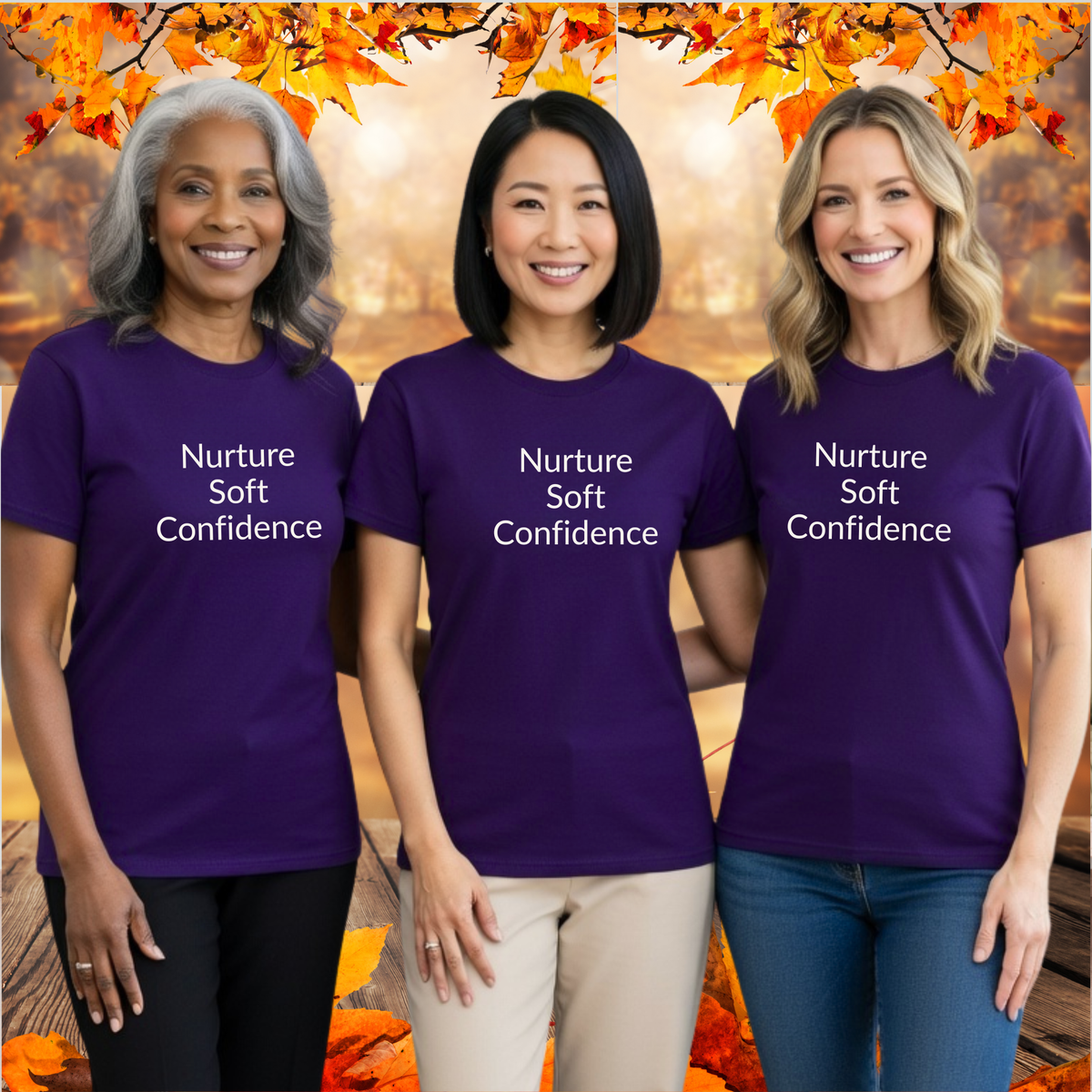 Nurture Soft Confidence - Unisex T-shirt - Soft Style 100% Cotton