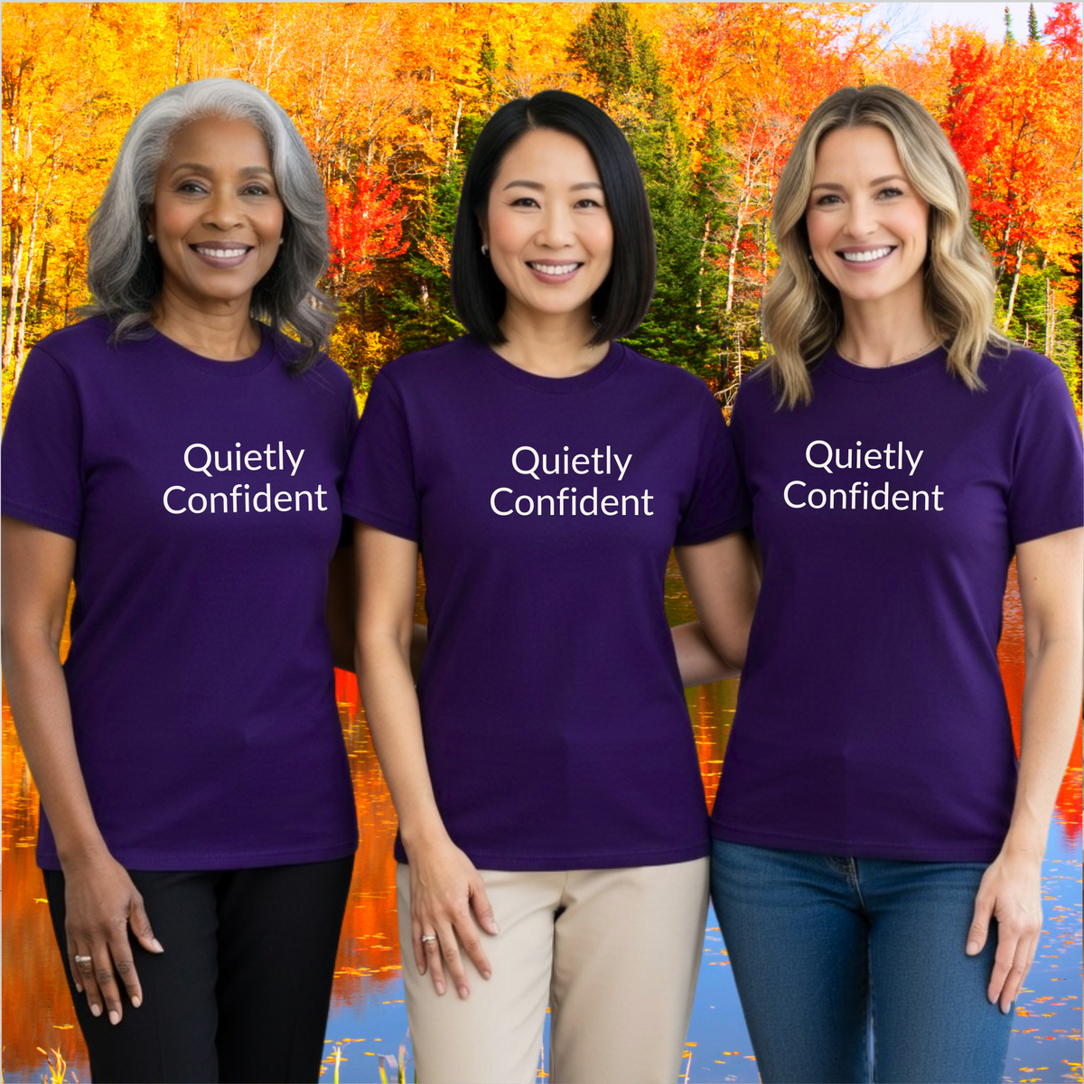 Quietly Confident - Unisex T-shirt - Soft Style 100% Cotton
