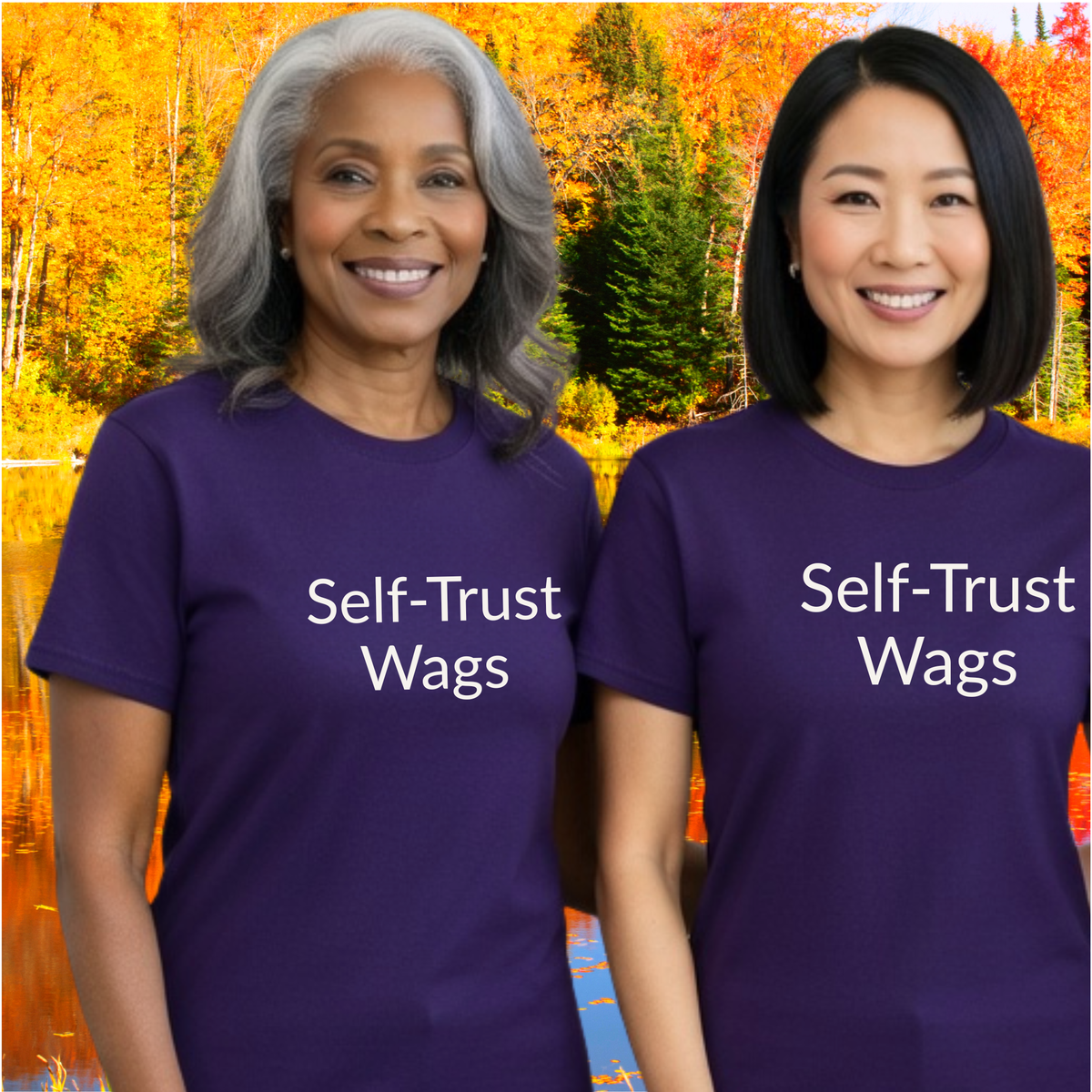Self-Trust Wags - Unisex T-shirt - Soft Style 100% Cotton