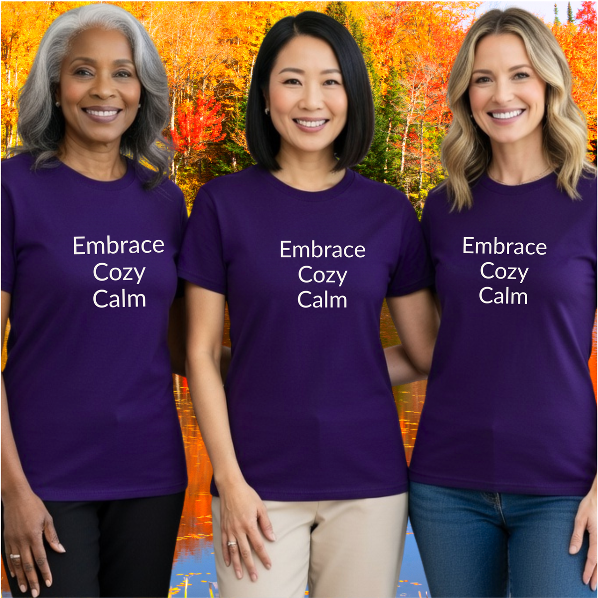 Embrace Cozy Calm - Unisex T-shirt - Soft Style 100% Cotton