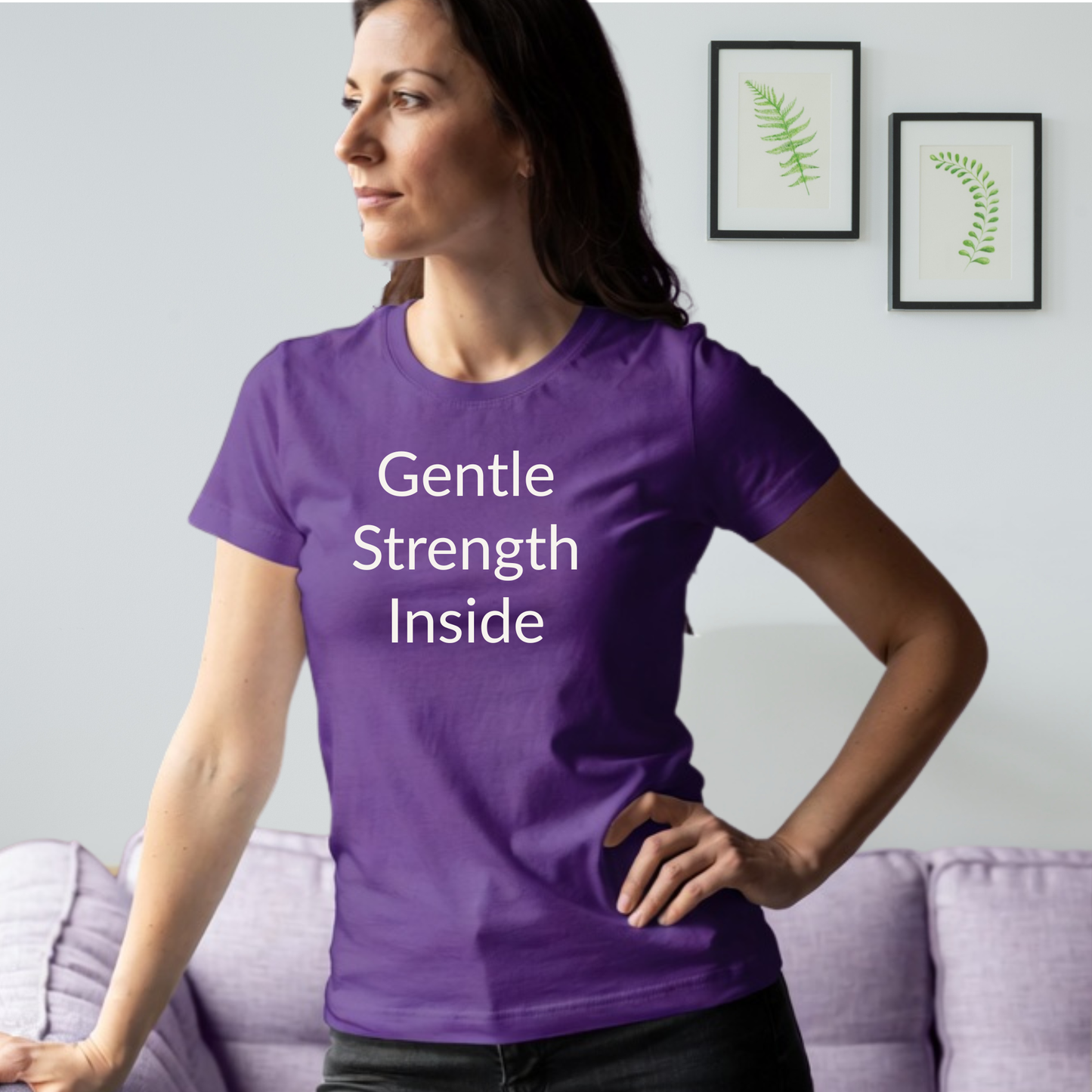 Gentle Strength Inside - Unisex T-shirt - Soft Style 100% Cotton