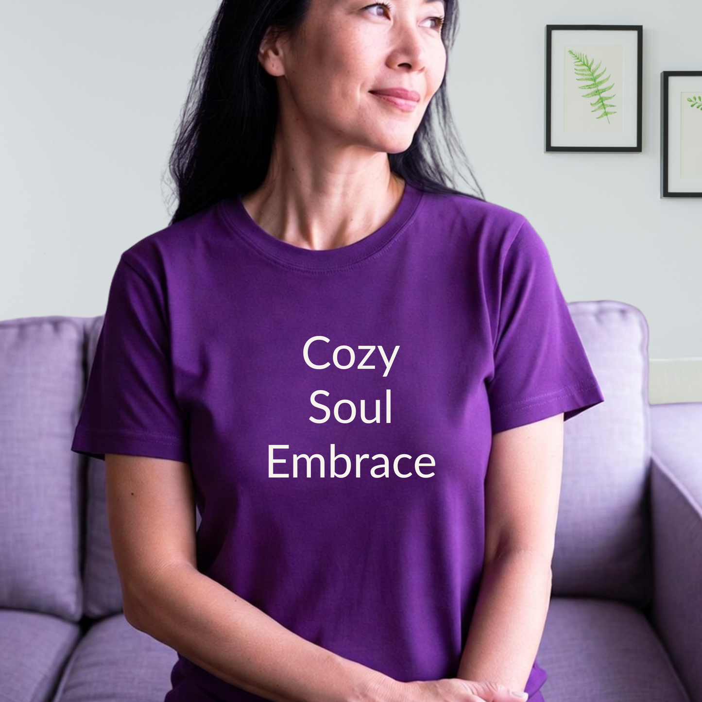 Cozy Soul Embrace - Unisex T-shirt - Soft Style 100% Cotton