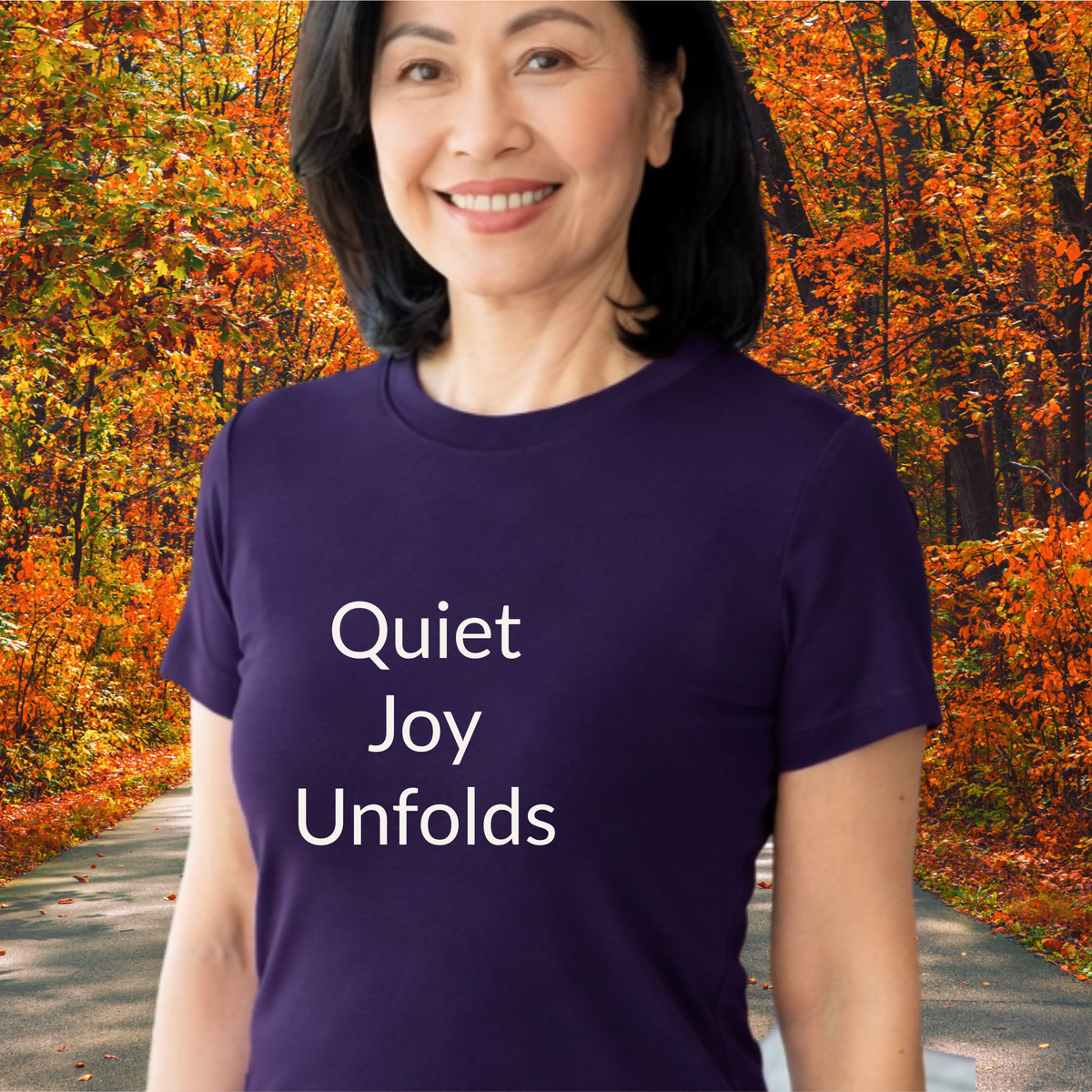 Quiet Joy Unfolds - Unisex T-shirt - Soft Style 100% Cotton