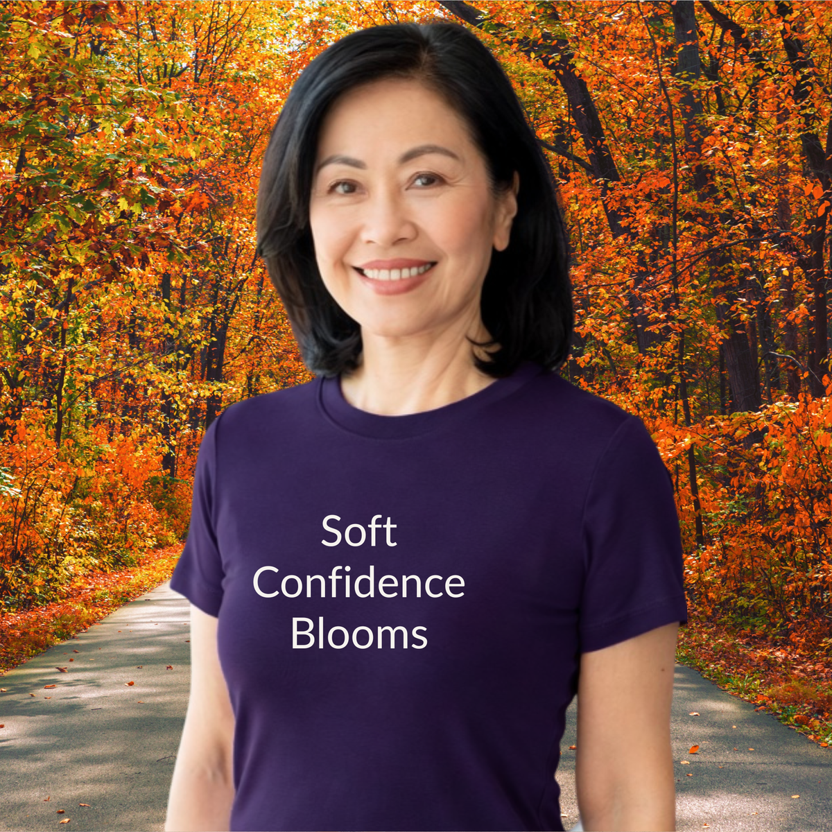 Soft Confidence Blooms - Unisex T-shirt - Soft Style 100% Cotton