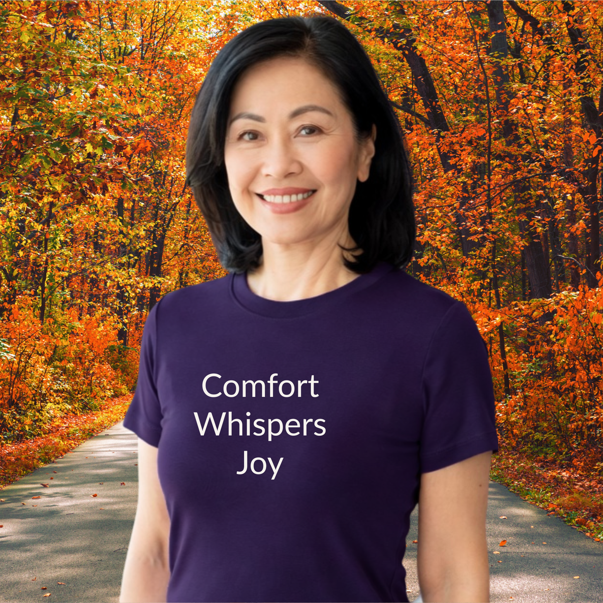 Comfort Whispers Joy - Unisex T-shirt - Soft Style 100% Cotton