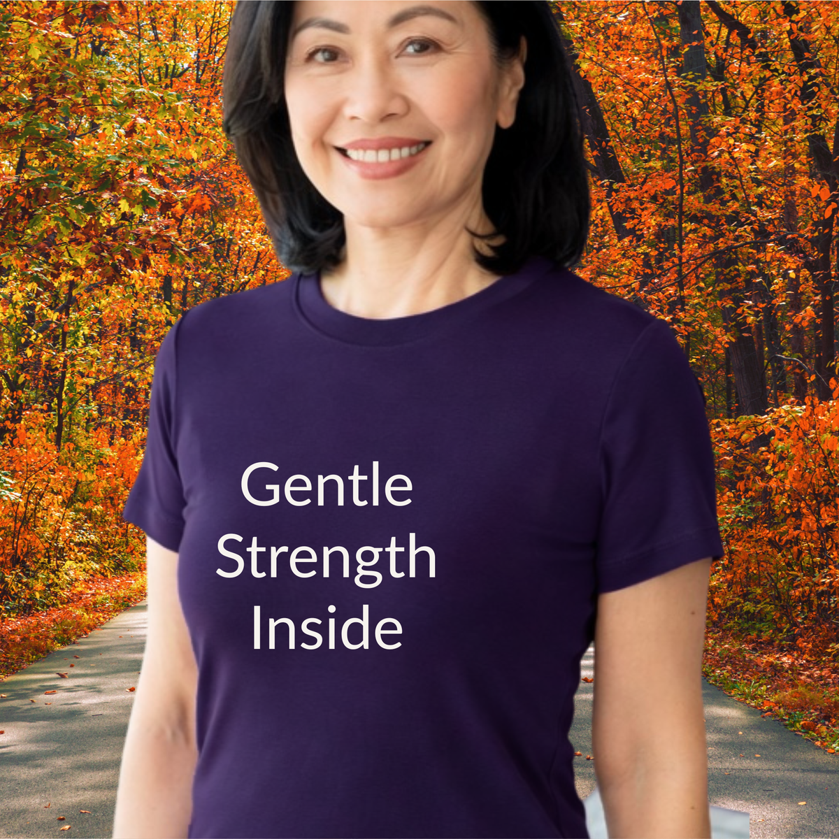 Gentle Strength Inside - Unisex T-shirt - Soft Style 100% Cotton