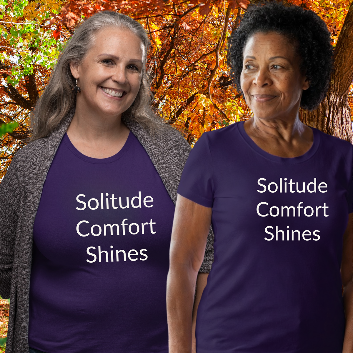 Solitude Comfort Shines - Unisex T-shirt - Soft Style 100% Cotton