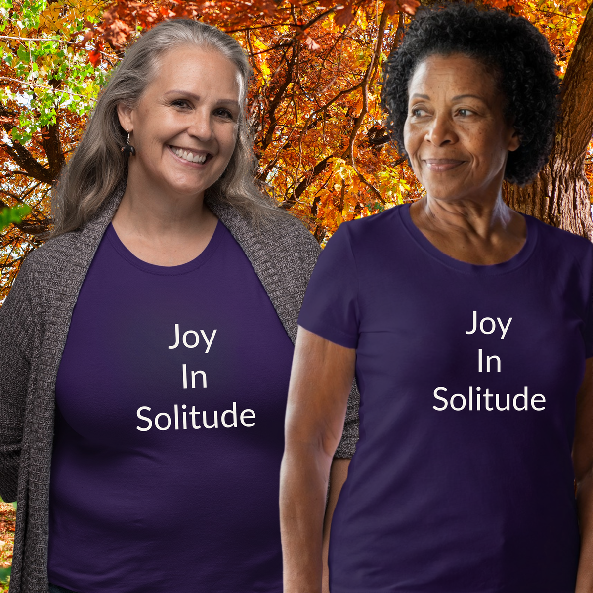 Joy In Solitude - Unisex T-shirt - Soft Style 100% Cotton